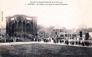 Guelma - le President Loubet visite l'exposition en 1903
